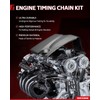 Torchbeam Engine Timing Chain Kit Compatible with Toyota Corolla 2009-2019,