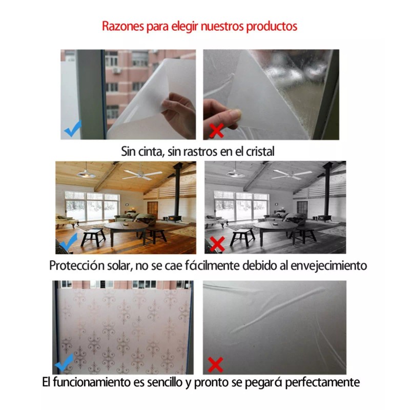 Dolores 2m Tapiz Adherible Decora Ventanas Vitral Vinilo Cristal 3d