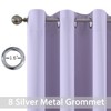 Yakamok Blackout Small Window Curtains with Grommet Top, Room Darkening