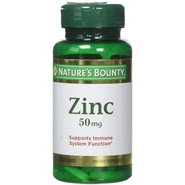 Nature's Bounty Nature's Bounty Zinc 50 mg Caplets 100 ea Pack of 6