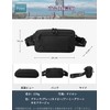 SCHKLEIER ショルダーバッグ ウエストバッグ ウエストポーチ メンズ: 腰ポーチ 軽量 斜めがけ ナイロン 人気