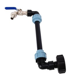 PenRux IBC Adapter, Water Container Gooseneck Connector Replacement Drain Thread with Hose for Garden for Filling Watering Can (A Bucket of Height-Enhancing Models)