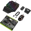 Half Hand Gaming Keyboard and Mouse Combo, 4 in 1