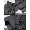Auxo Men's Athletic Pants with Zipper Pockets Big and Tall