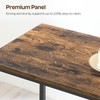 YATINEY 55" Long Bar Table, Counter Bar Height Table, High