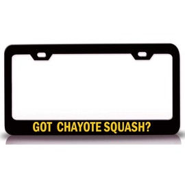 Custom Brother - GOT CHAYOTE Squash? Food Vegetable Fruit Metal Car SUV Truck License Plate Frame Bl s86