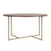 Adore Decor INES Coffee Table, Walnut Brown