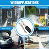 Adjustable Downstream Soft Wash Nozzle，2-in-1 shooter tip M5 Long Reach