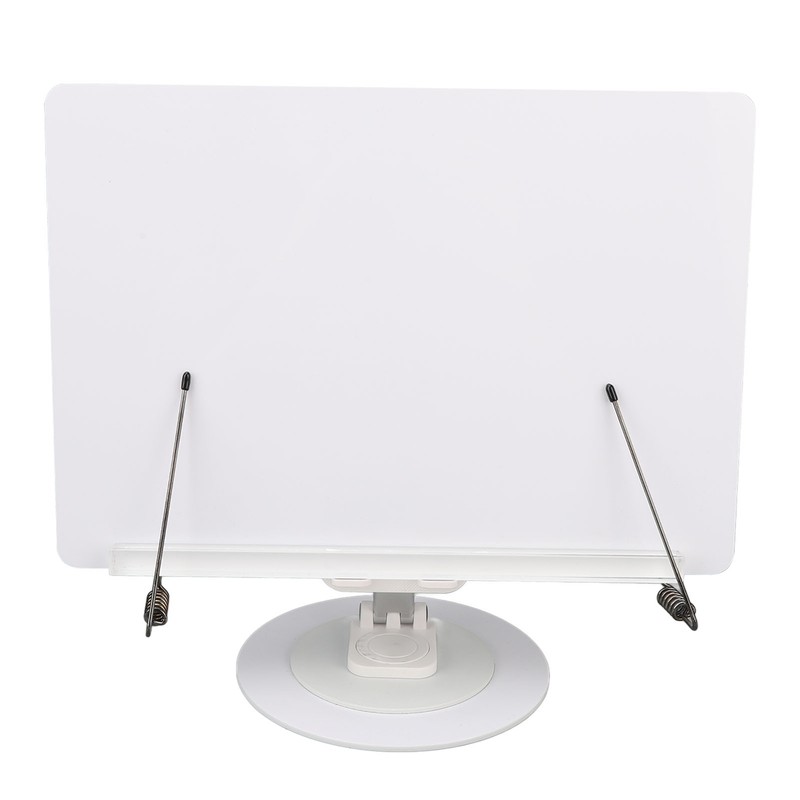 Book Reading Stand Foldable 360 Degree Rotating Book Stand Acrylic