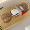 2 pcs Travel Soap Case Soap Box Waterproof and Leakproof,