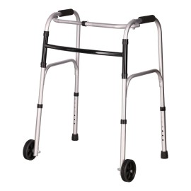 Andadera Con Ruedas Para Adulto Ortopedica Andador Plegable De Aluminio Tikun