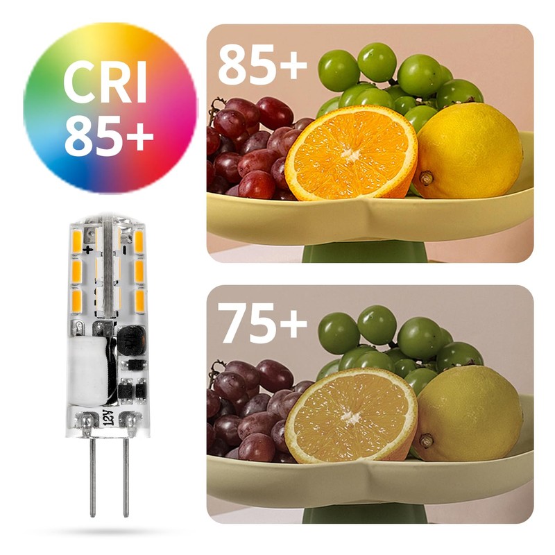 SCHERARX 10 Pcs G4 LED Bulbs, Warm White Light 3000K