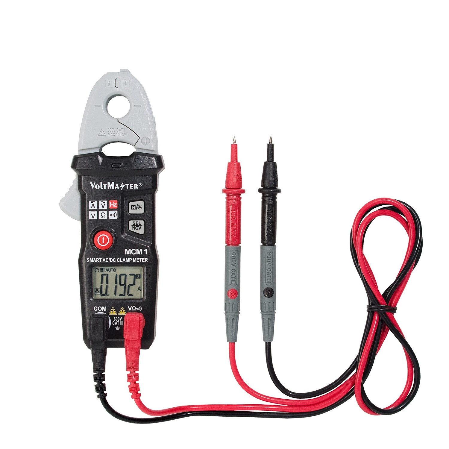 Voltmaster MCM 1 Digital Miniature Clamp Ammeter CAT III 600 V, Ultra ...