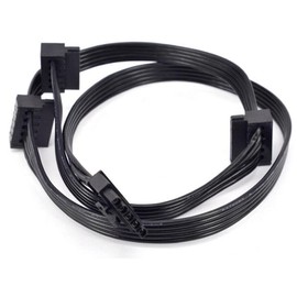 HSSDTECH Power Cable for Cooler Master VSM750 VSM650 VSM550 5Pin to 3 SATA 70 cm
