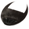 Human Hair Clip in Fringe Bangs Invisible Front Hair Extensions