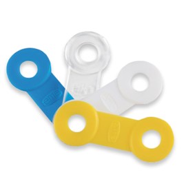 10 Pack: Replacement Straps for Anti-Snoring Appliance, 100% Latex Free Straps, EMA Compatible Straps (Blue (Firm), 21mm)