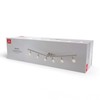 GLOBE Electric 59865 Spence 6-Light Foldable Track Lighting, Brushed Nickel,