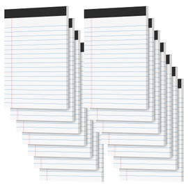 Legal Pads 4x6 Small Notepads, 14-Pck Note Pads for Work Mini Pocket Notepad White Paper Writing Pads Narrow Ruled Scratch Memo Pads for Office Home Taking Quick Notes, Perforated, 30 Sheets Per Pad