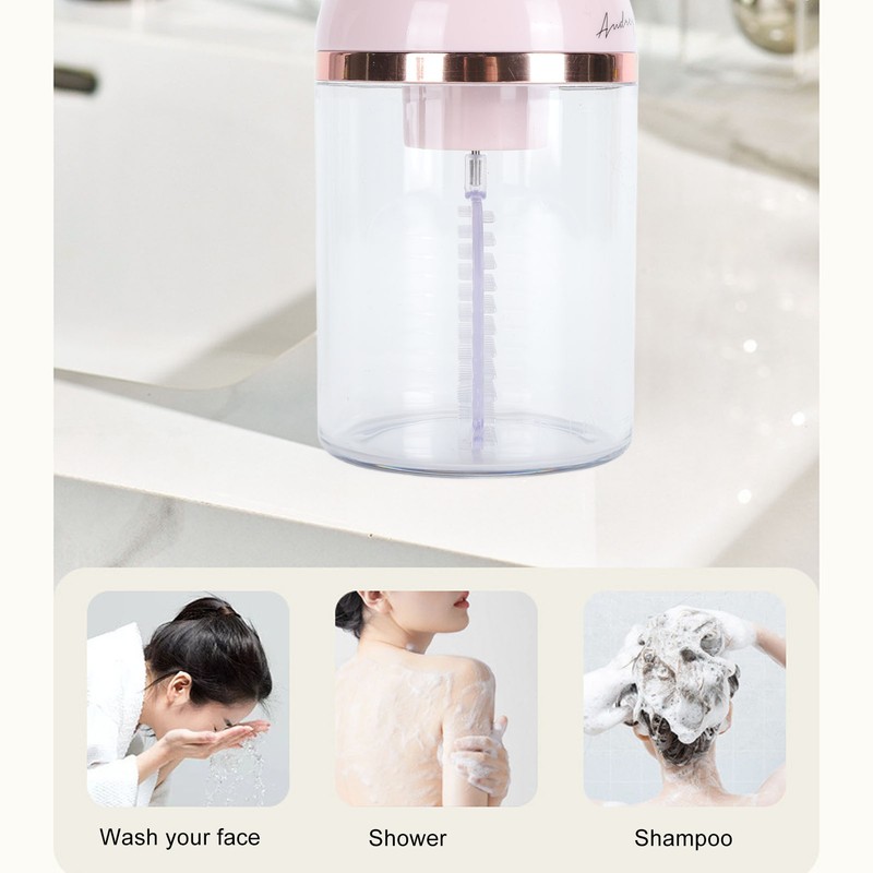 Electric Facial Cleanser Foam Cup Waterproof Rechargeable Portable Bubble Maker