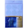 Glass Awareness Stickers 50mm Circles Dots Etched Effect Frosted Film