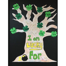 Assorted Green Four Leaf Clover - Small Assorted Color Creative Foam Cut-Outs