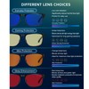 Blue Light Glasses Men Premium Mens Gaming Computer Glasses Clear