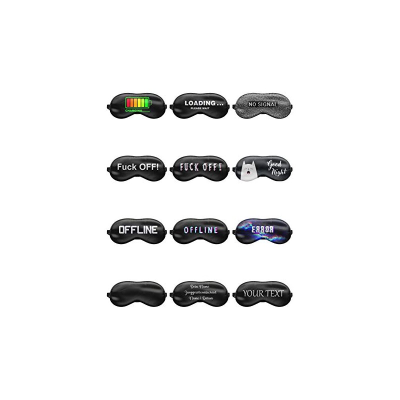 Sleep Mask Travel Relax Eye Cover Bed Emoji Nap Blindfold