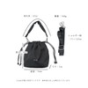 Giselle Women's Drawstring Bag, Shoulder Bag, 2-Way Pochette, Handbag, Small,