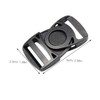 BESPORTBLE 50pcs Rotary Safety Buckles for Backpacking - Durable Multifunctional