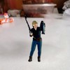 MagiDeal 1/64 Scale Male Angler Figure Fishing Character Decorative Miniature