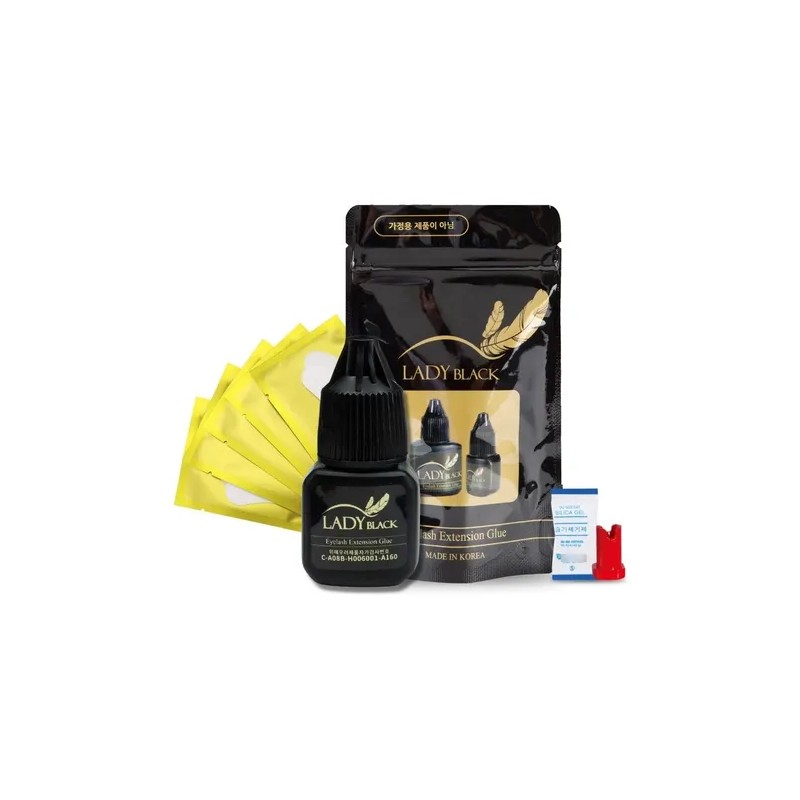 Lady Black Pegamento Pestañas Mink Mink Lash Glue 5ml 5