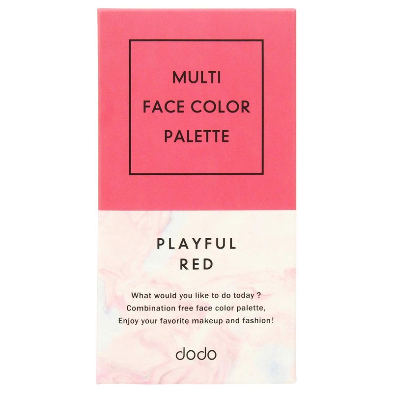 dodo Multi-Face Color Palette #20 Playful Red Teak 10g