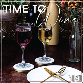 Vikko Red Wine Glasses, Set of 12 Stem Wine Glasses, 13.5 Ounce Crystal Clear Wine Glass, Bulk Fancy Wine Glasses, Classic, Durable European Stemware