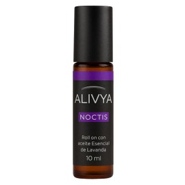 Alivya Noctis – Roll-On Aromático Floral-Herbáceo (Lavanda, Hierbabuena y Bergamota), Aceites Esenciales Puros, 10 ml