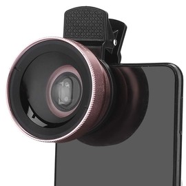 Cell Phone Camera Lens, Professional 2 in 1 Phone Lens 0.45X Super Wide Angle Lens and 12.5X Macro Lens for Smartphones, Tablets, Cameras with Diameters of 13 mm or Less