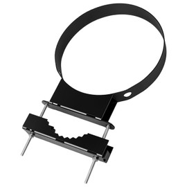 5 Gallon Bucket Holder, 11.6 Inch Diameter, Suitable for RV Truck UTV Landscape Trailers, 2 Pieces (Round 5 Gallon Bucket Holder)