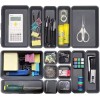 Kutesna 15 PCS Interlocking Desk Drawer Organizer Separator for Office,Bathroo