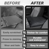 Muslogy Center Console Armrest Cover Compatible with Ford F-150 F150