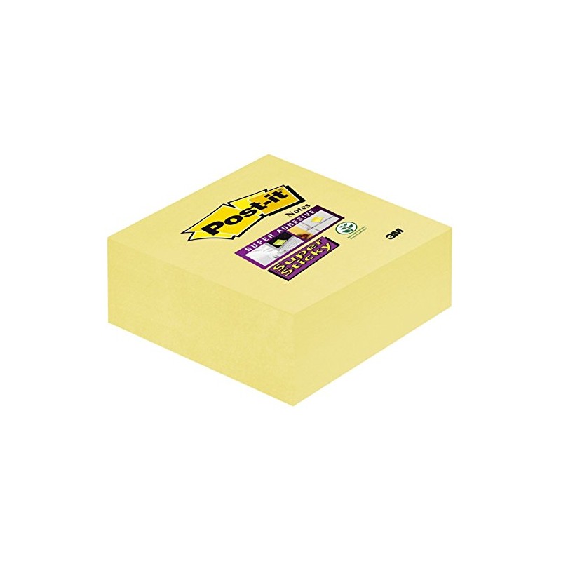 Post-it 2014-SCY Haftnotiz Super Sticky Würfel 76 x 76 mm,