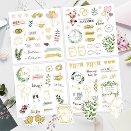 Birthday Stickers (80 Designs), Stickers for Photo Album or Guest Book, Lovingly Designed Birthday Stickers as Decoration for the Party, Stickers for Adults in Elegant Design