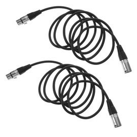 Mikinona Audio Jack to XLR Microphone Cable 3 Pin Wire Car Amplifier Sound Cable Zinc Alloy Connector