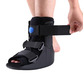 Mathgetin Air Walker Boot Short Fracture Boot for Sprained Ankle and Achilles Tendonitis Inflatable Orthopaedic Boot Medical Walking Boot for Broken Foot Fracture Recovery