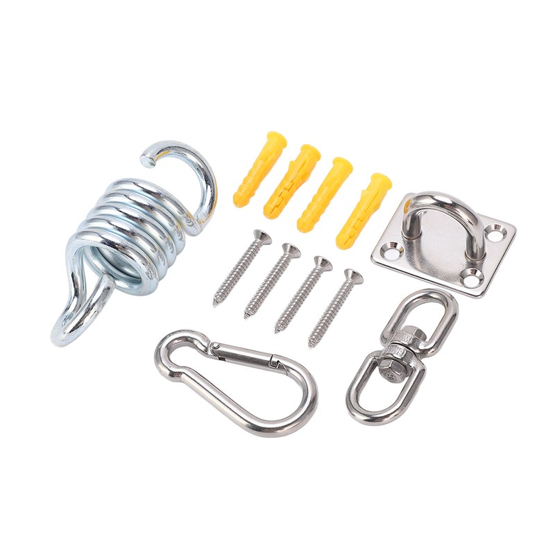 Stainless Steel Ceiling Hammock Hanging Kit 551lb Capacity Suspension Hook