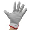 WolfPack Work Gloves Leather Flower 7 Inches with Hanger (Pair)