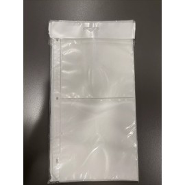 C-Line Deluxe CD Ring Binder Storage Pages Standard Stores 4 CDs 10/Pack 61958