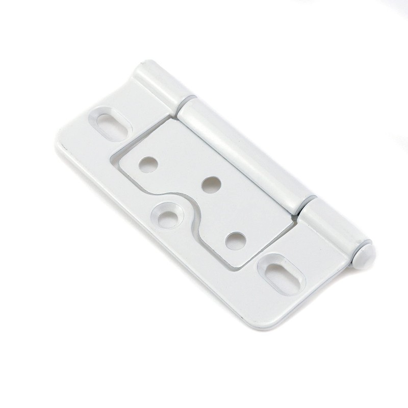 Wealrit 6 pcs White Non-Mortise Hinges Door Hinges 3 Inch