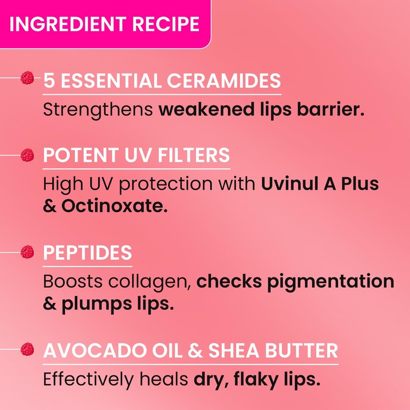 DOT & KEY Ceramide Peptide Barrier Repair Lip Balm Spf