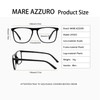 MARE AZZURO Reading Glasses 6.00 Men's Trendy Readers Reader 6.0