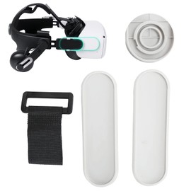 Headset Connector Strap Adapter, Smart Firmly Connected VR Adapter Head Strap Virtual Reality Headstrap for Oculus 2/for HTC Vive