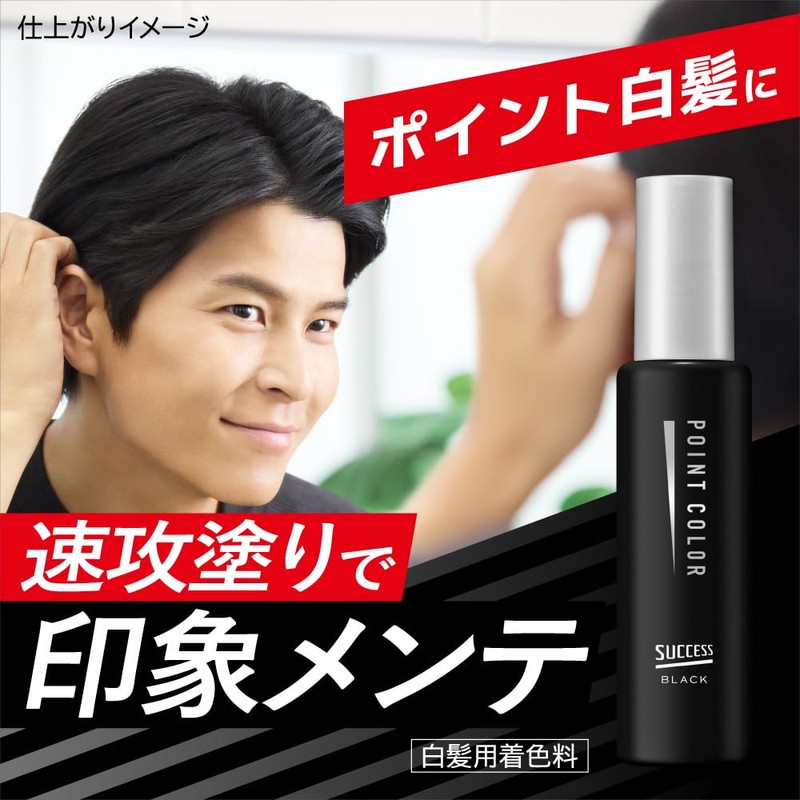 Success Black Point Color 14ml Natural Black Partial Dye White